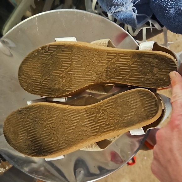 Yellow Box Cork Canvas Slip-on Wedges - Picture 8 of 8